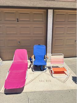 Beach Chairs- 3$ each