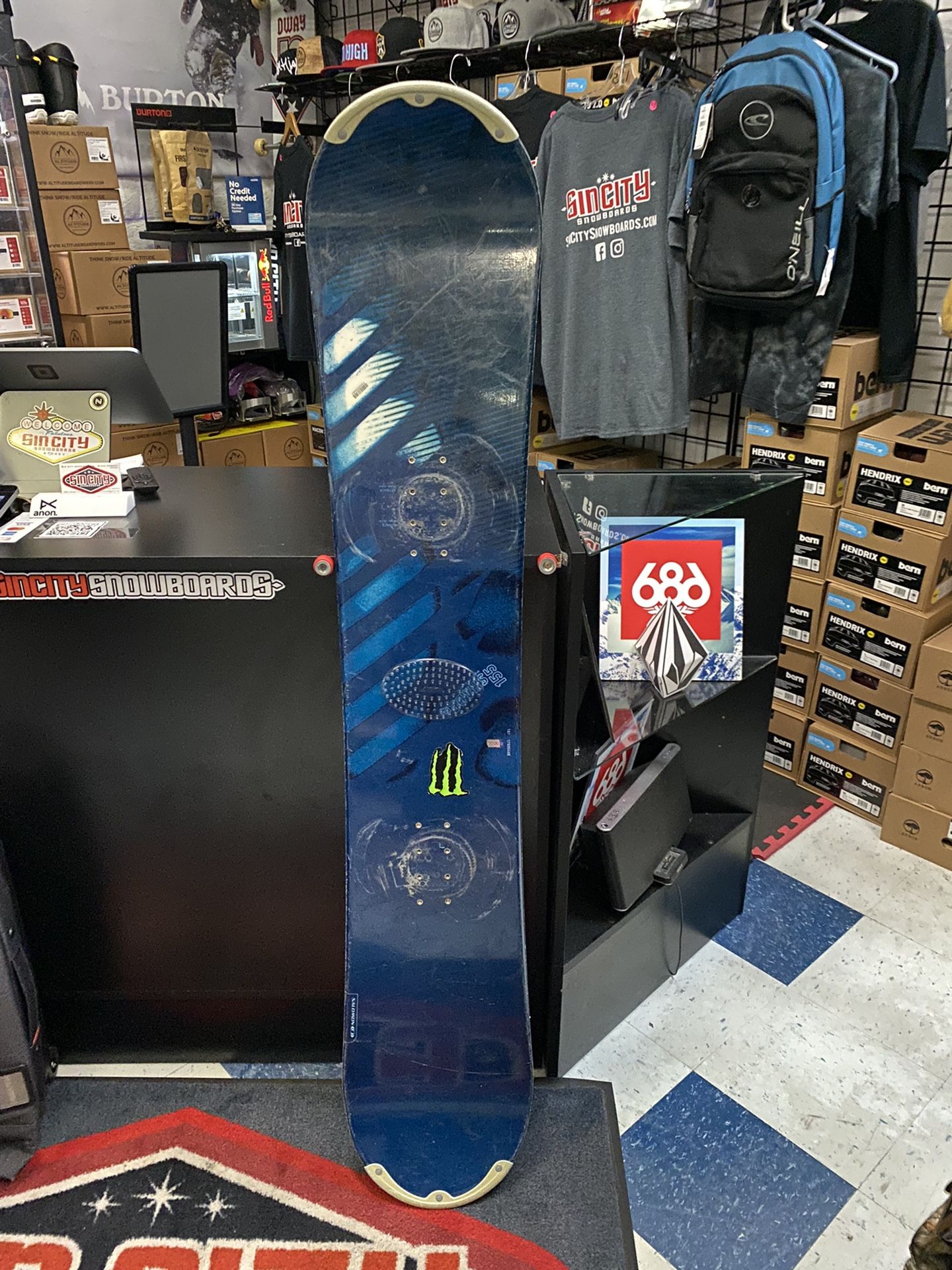 Salomon 155 Snowboard Certified With Warranty