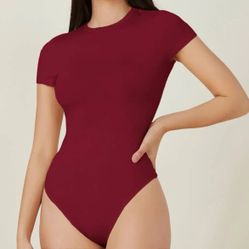 Burgundy Bodysuit