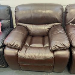 All reclining chairs now only $399. Easy finance option. Same day delivery.