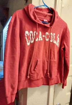 Ladies Medium Coca-Cola Pullover Hoody Sweater
