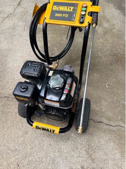 3600 psi dewalt power wash
