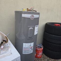 Electric water heater.