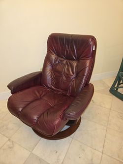 Leather recliner - Tempur foam