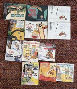 Calvin and Hobbes Book Lot - 12 Paperback Books - Treasuries & Collections