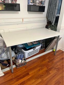 White desk