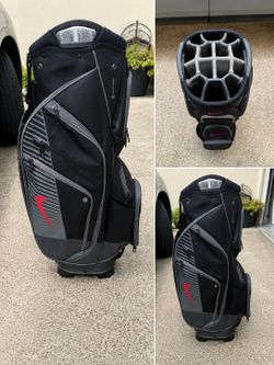 Nike 14-Way Cart Golf Bag – Black/Gray – Excellent Condition
