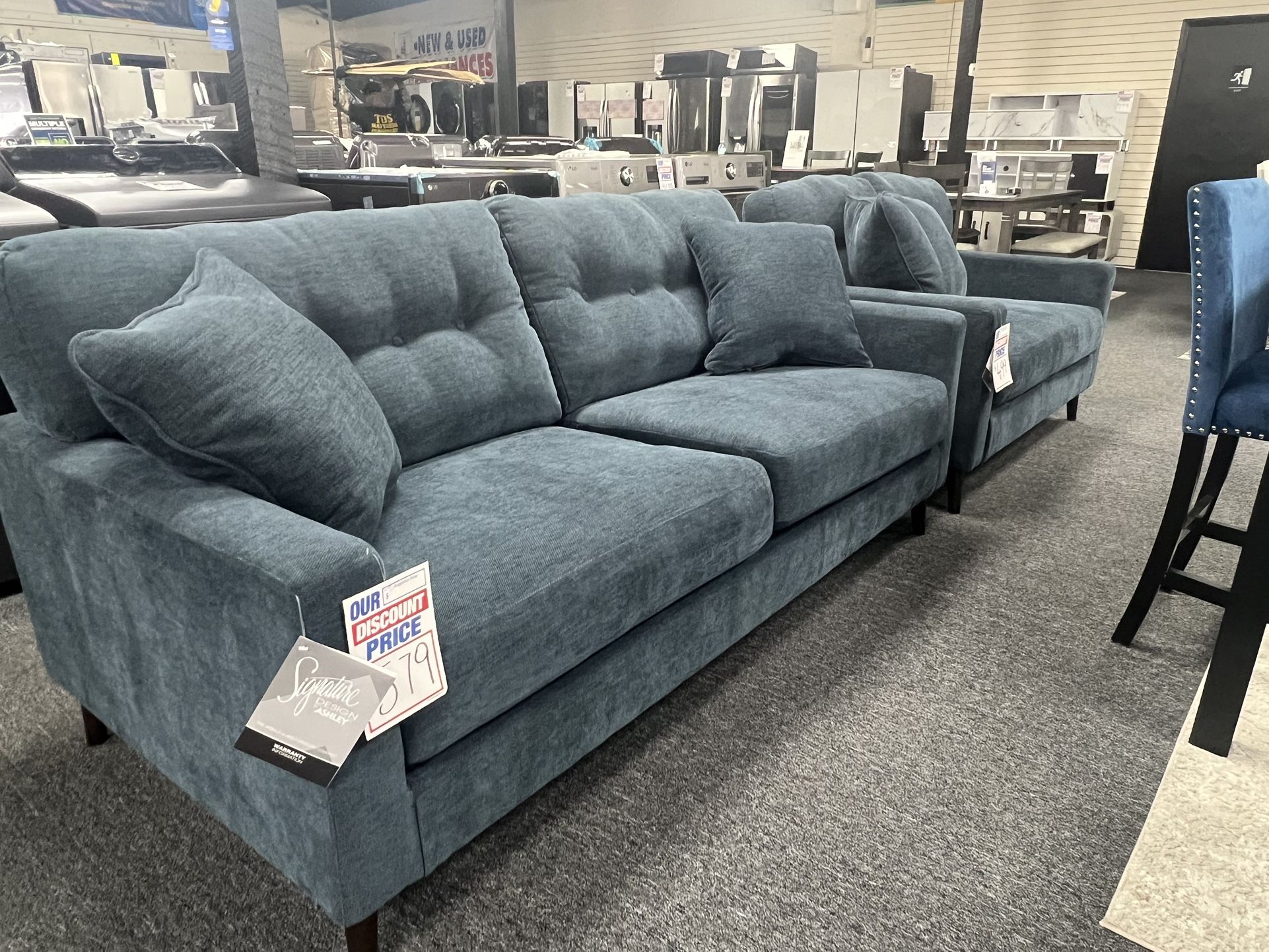 New Sofa & Loveseat Set By Ashley. Delivery & Set Up Available