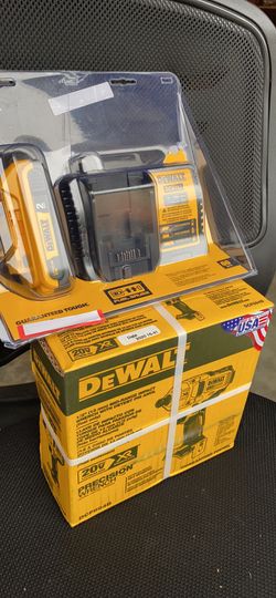 DEWALT 20-Volt MAX XR Lithium-Ion Brushless Cordless 1/2 in. Impact Wrench with Detent Pin Anvil Battery and Charger