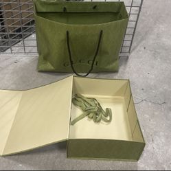 Gucci Authentic Original Empty Bag And Box 