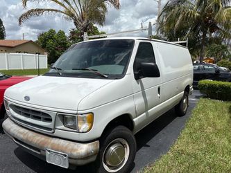 Ford E-Series Cargo Van with Roof Rack