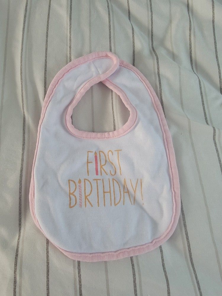 1st Birthday Bib