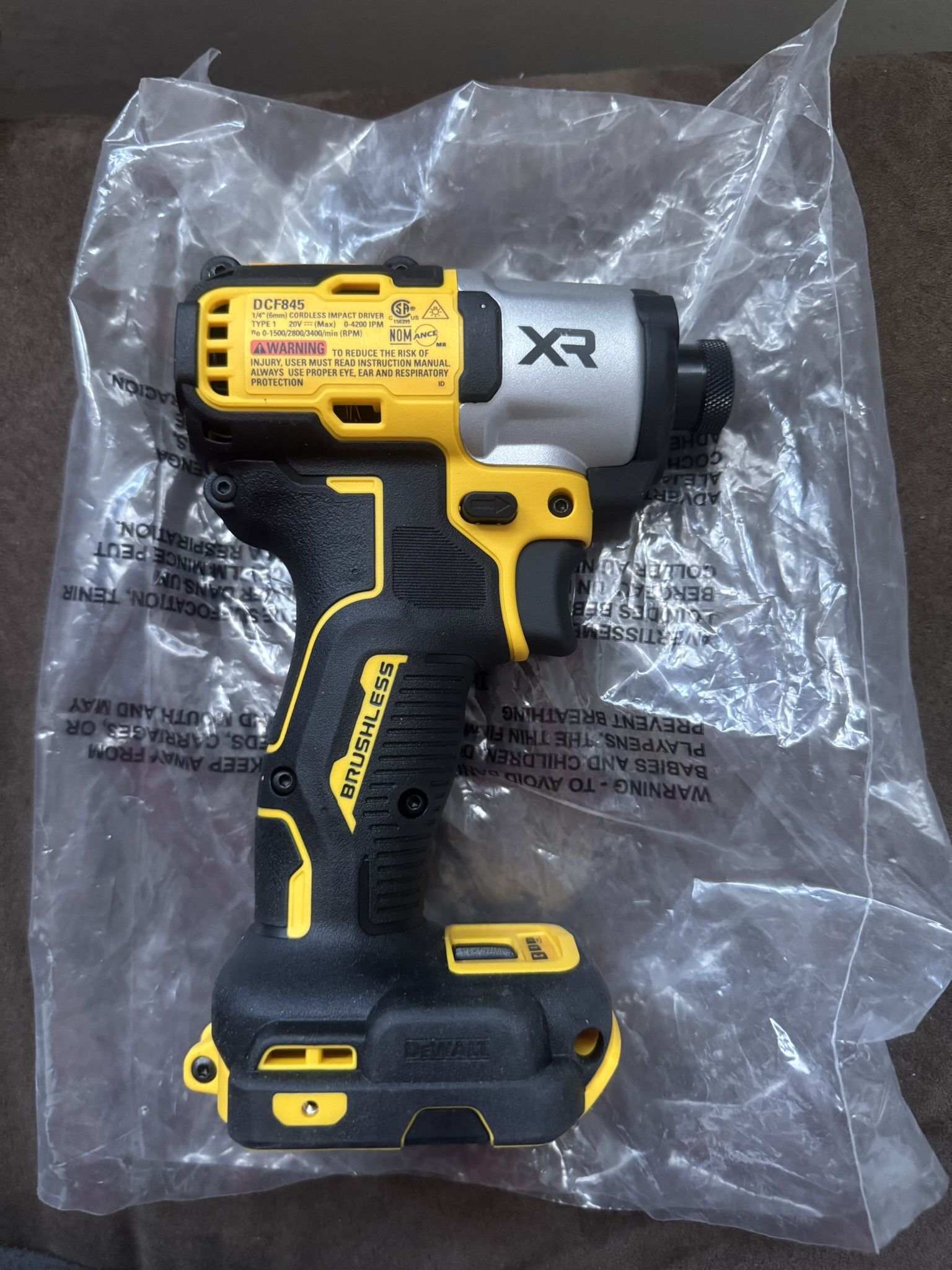 Dewalt 20v Crazy Brushless Cordless 1/4 Inch Quiet Hydraulic Impact Driver Brand New 