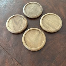 Natural Wood Coasters