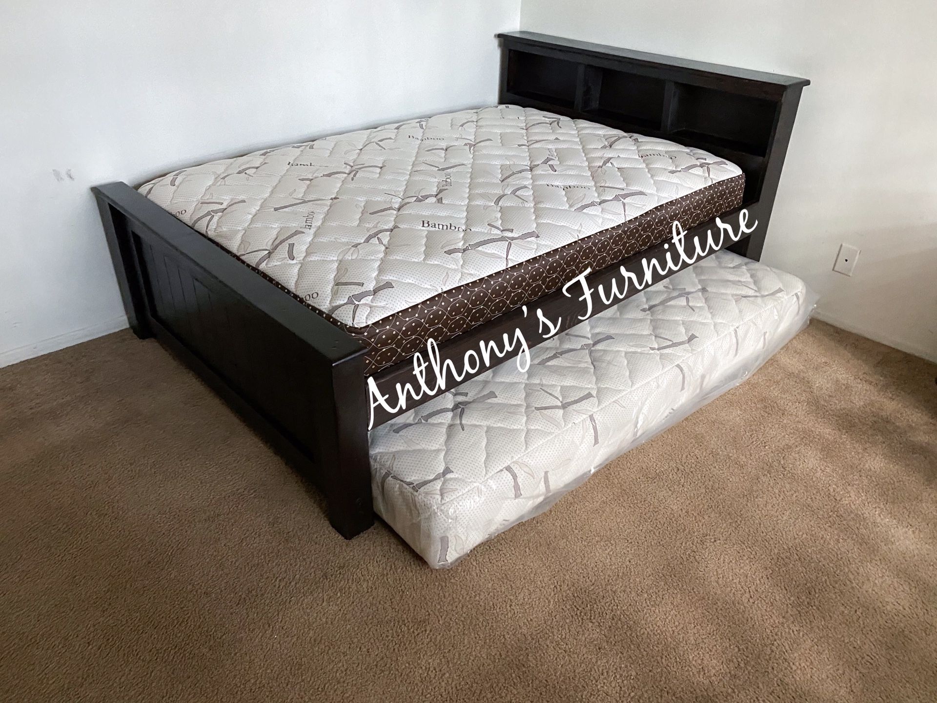 Full Bed & Twin Roll Out Mattress