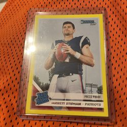Jarrett Stidham Rookie Card