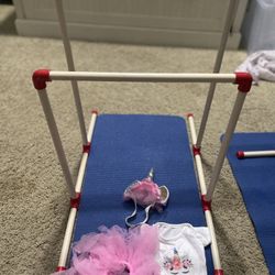 Gymnastic Set For American Dolls