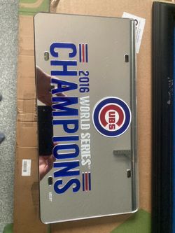 4 items celebrating 2016 World Series Champ Chicago Cubs