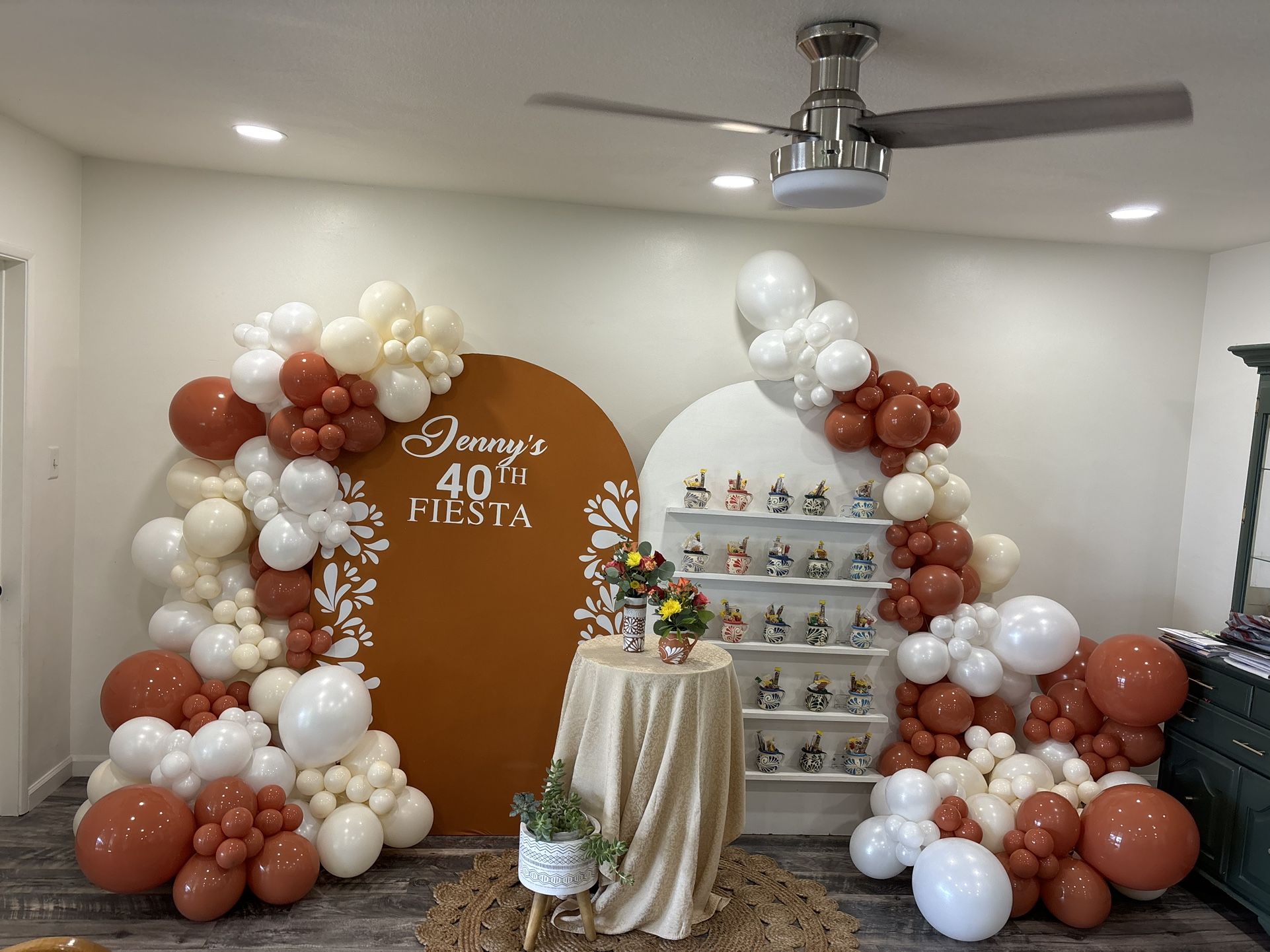 Balloon Garland Fiesta Set Up