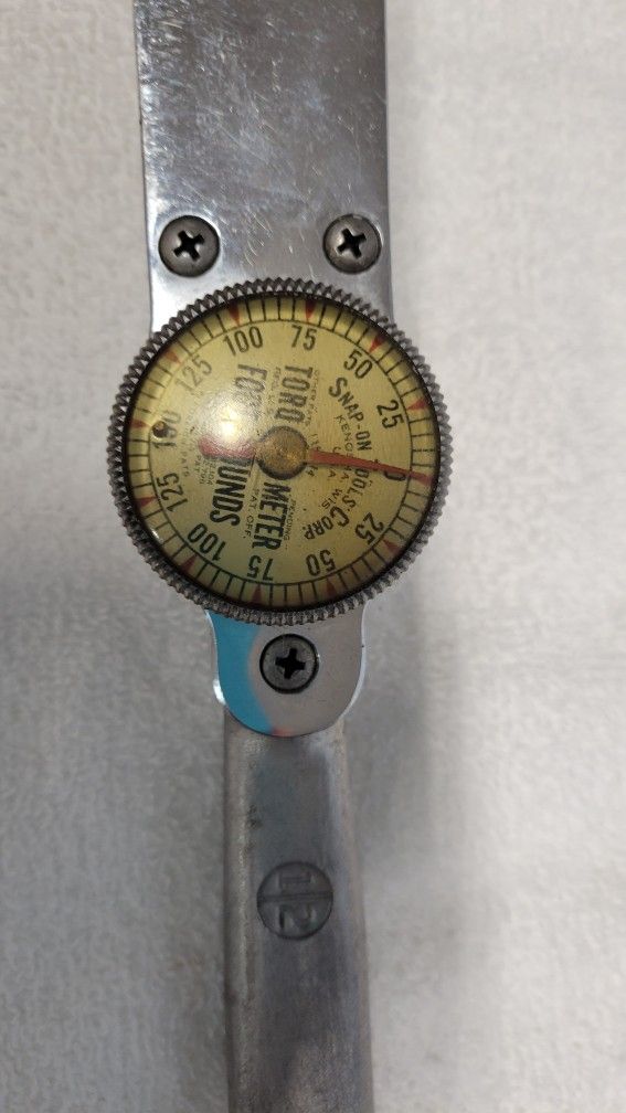 Classic Snap-on TE25FUA Dial Torque Wrench - Silver