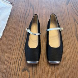 Stunner Mary Jane Square Toe Ballet Flats 