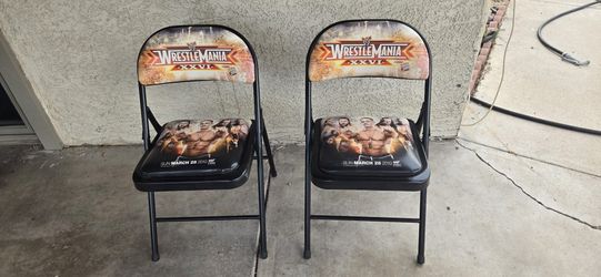 Wrestle Mania 26 Ring Side Chairs