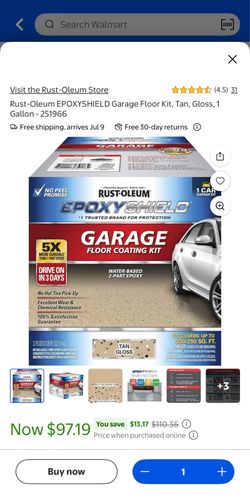 2 Brand New in Box Rustoleum Epoxy Shield Garage Floor Coating