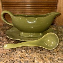 Better Homes & Gardens olive green set.  3 Pieces