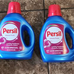 Brand New Bottles of Persil Intense Fresh Laundry Detergent 64 Loads 84 Fl Oz