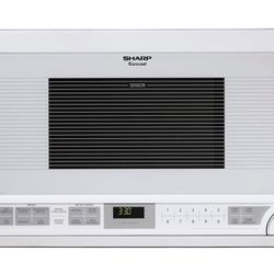 Sharp R1211TY  1.5 cu. ft. 1100W Over-the-Counter Carousel Microwave Oven - White ADO #:Z-2172 Open Box – Store Display.Price is Firm.  Description : 