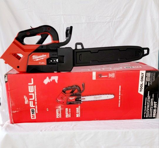 M18 FUEL 14 in. 18V Lithium-Ion Brushless Cordless Battery Top Handle Chainsaw (Tool Only) NO INCLUYE BATERIA