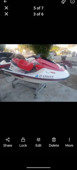 SEADOO WAVERUNNER JET SKI GP 1200 TRIPLE  STARTS AND RUNS WITH TITLE NO CART OR TRAILER