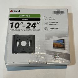 INLAND PRODUCTS INC. Flat Panel TV/Monitor mount 10" - 24" Model 006N