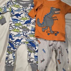 Boys Pajamas 6-12 Months