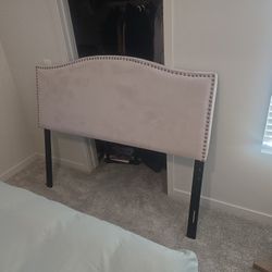Queen-Size Headboard & Box Spring – $75 for Both