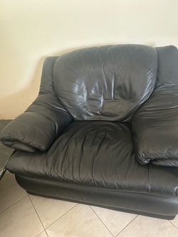 Leather sofa
