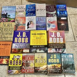 13  Nora Robert’s / 8 J.D. Robb Books 
