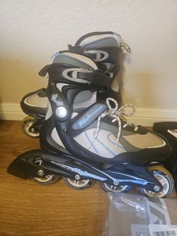 Rollerblades and Knee pads