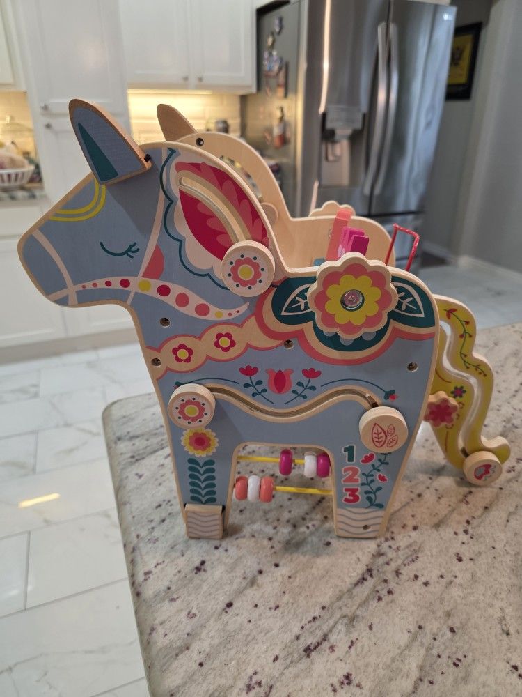 Manhattan Toy Playful Pony Wooden Preschool Activity Center