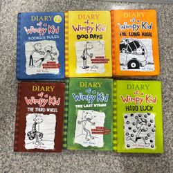 6 Diary Of A Wimpy Kid Books