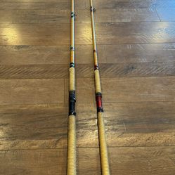Fishing Rods Rope Wrapped Handles