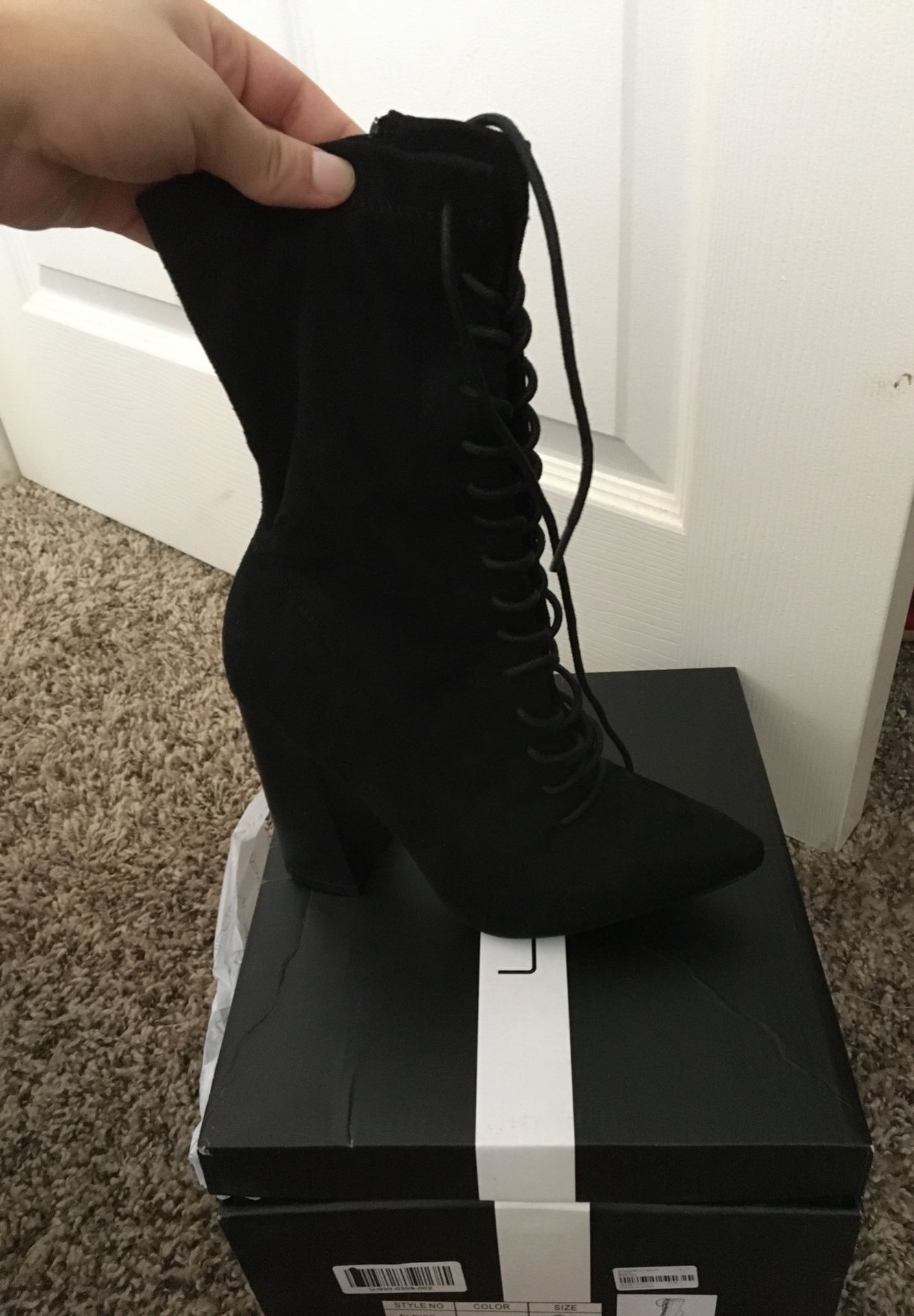 Black booties