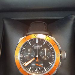 Alpina Chronographs Big Date 300m Mans Watch