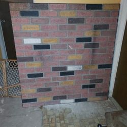 Brick Wall For Fireplace