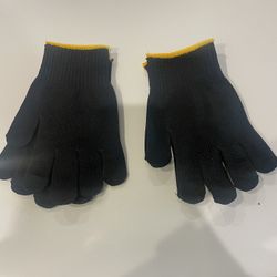 Black Set Of 2 Pairs Heat Resistance Gloves New