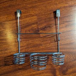 Metal Over-Door Bathroom & Shower Bath Caddy, Hanging Storage Organizer