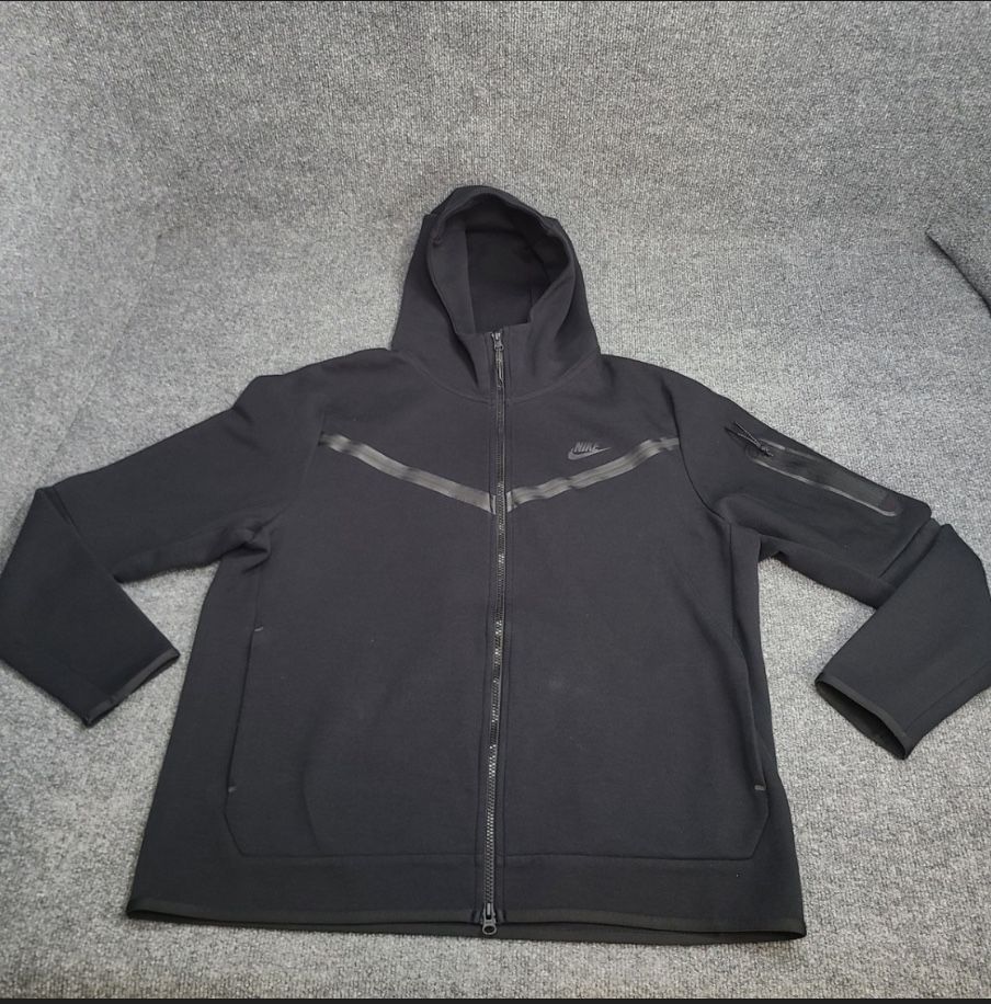 Nike Tech Fleece Windrunner Full Zip Hoodie Black Men’s Large
