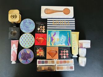 high end makeup , face products & perfume 