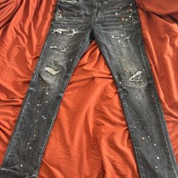 PURPLE BRAND P001 GREY PAINT DISTRESS