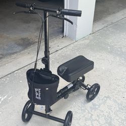 PePe Mobility brand Knee Wheel Chair And FREE Pair Of Crutches  